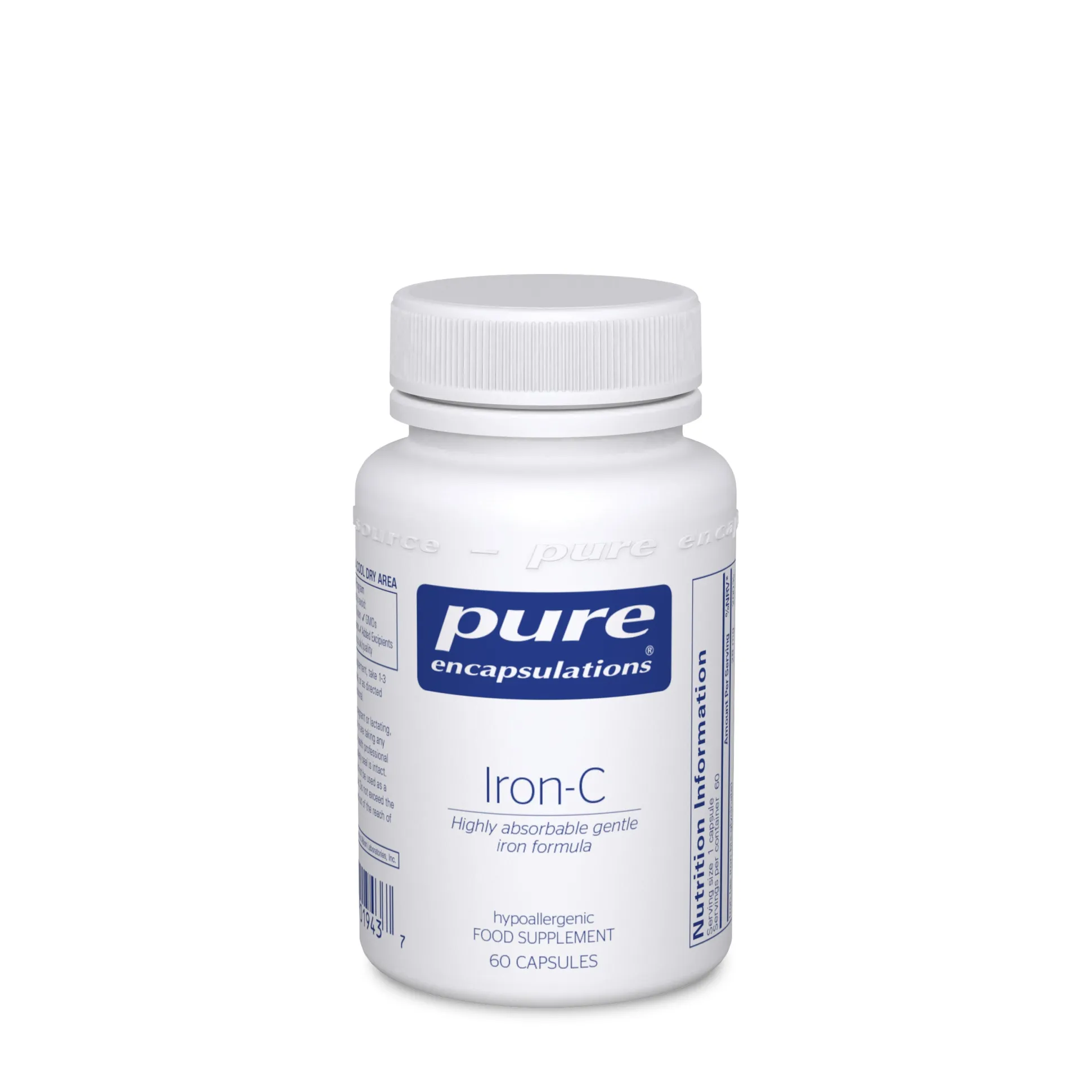 Pure Encapsulations Iron-C 60