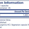 Pure Encapsulations l-Arginine 90 caps