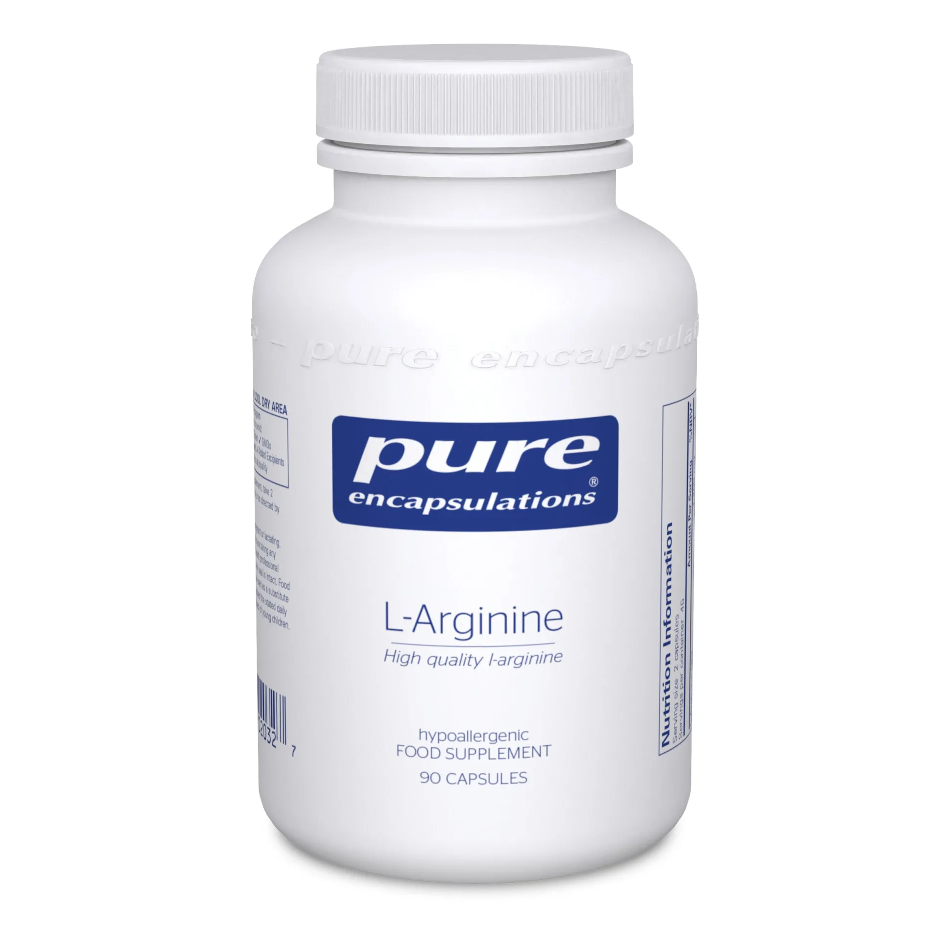 Pure Encapsulations l-Arginine 90 caps