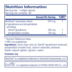Pure Encapsulations Liposomal Glutathione 60 softgels