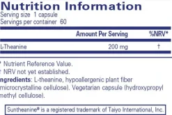 Pure Encapsulations l-Theanine 60