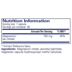 Pure Encapsulations Magnesium (citrate) 90 caps
