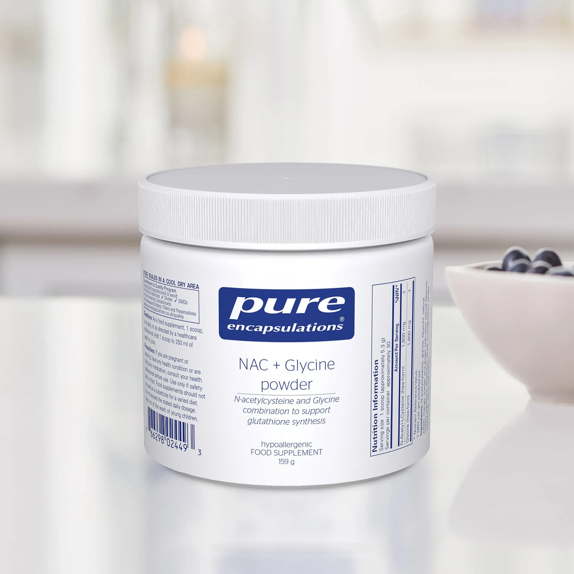 Pure Encapsulations NAC + Glycine powder 159g