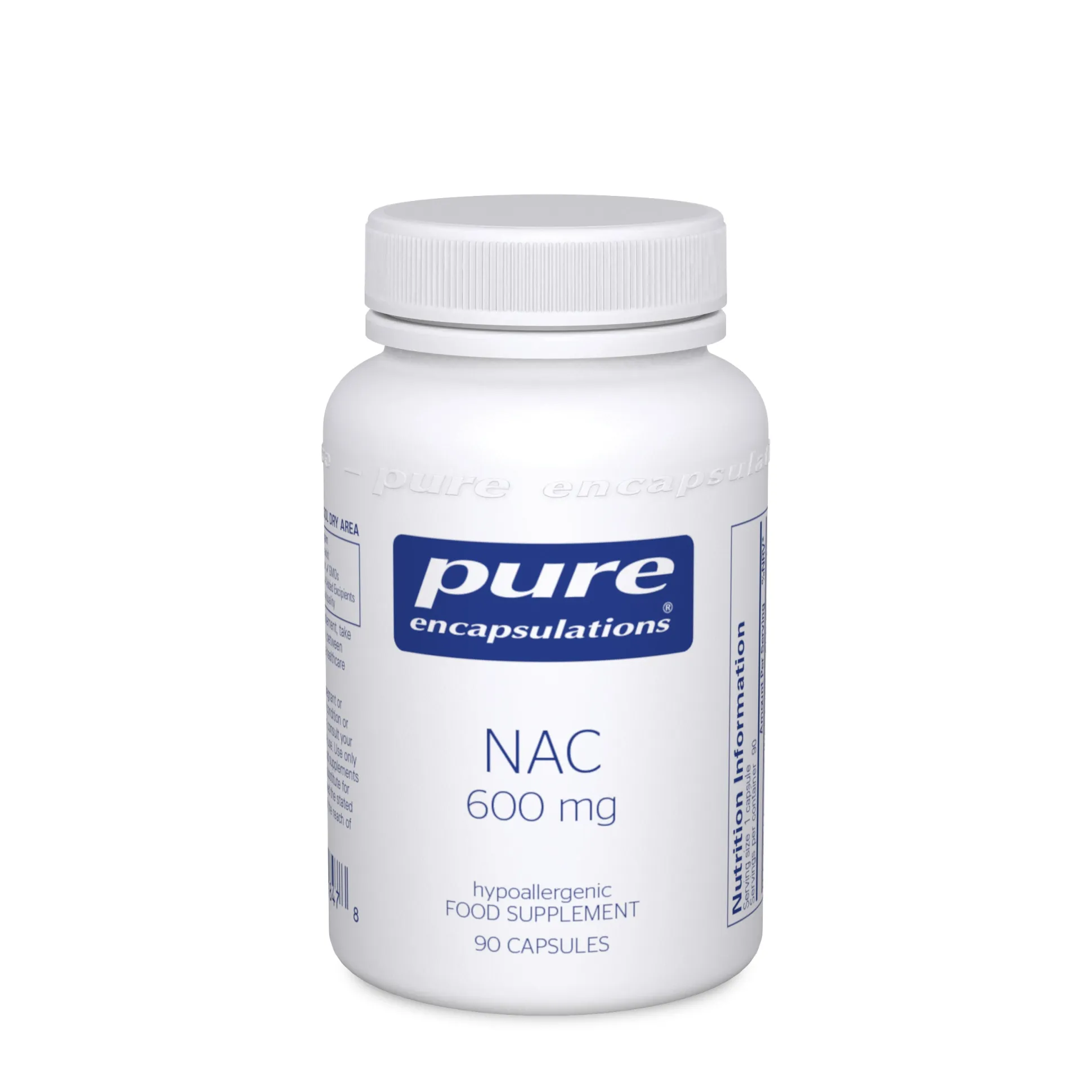 Pure Encapsulations NAC 600 Mg. 90