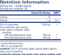 Pure Encapsulations O.N.E. Omega 30 caps