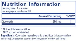 Pure Encapsulations Quercetin 60 caps