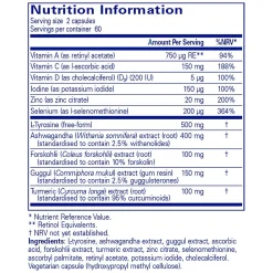 Pure Encapsulations Thyroid Support Complex 120 caps