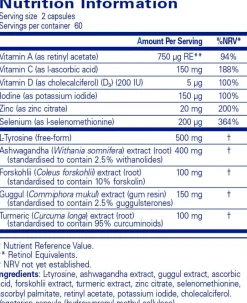 Pure Encapsulations Thyroid Support Complex 120 caps