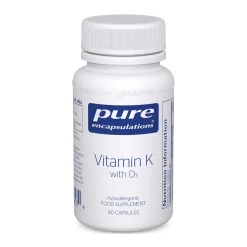 Pure Encapsulations Vitamin K with D3 60 caps