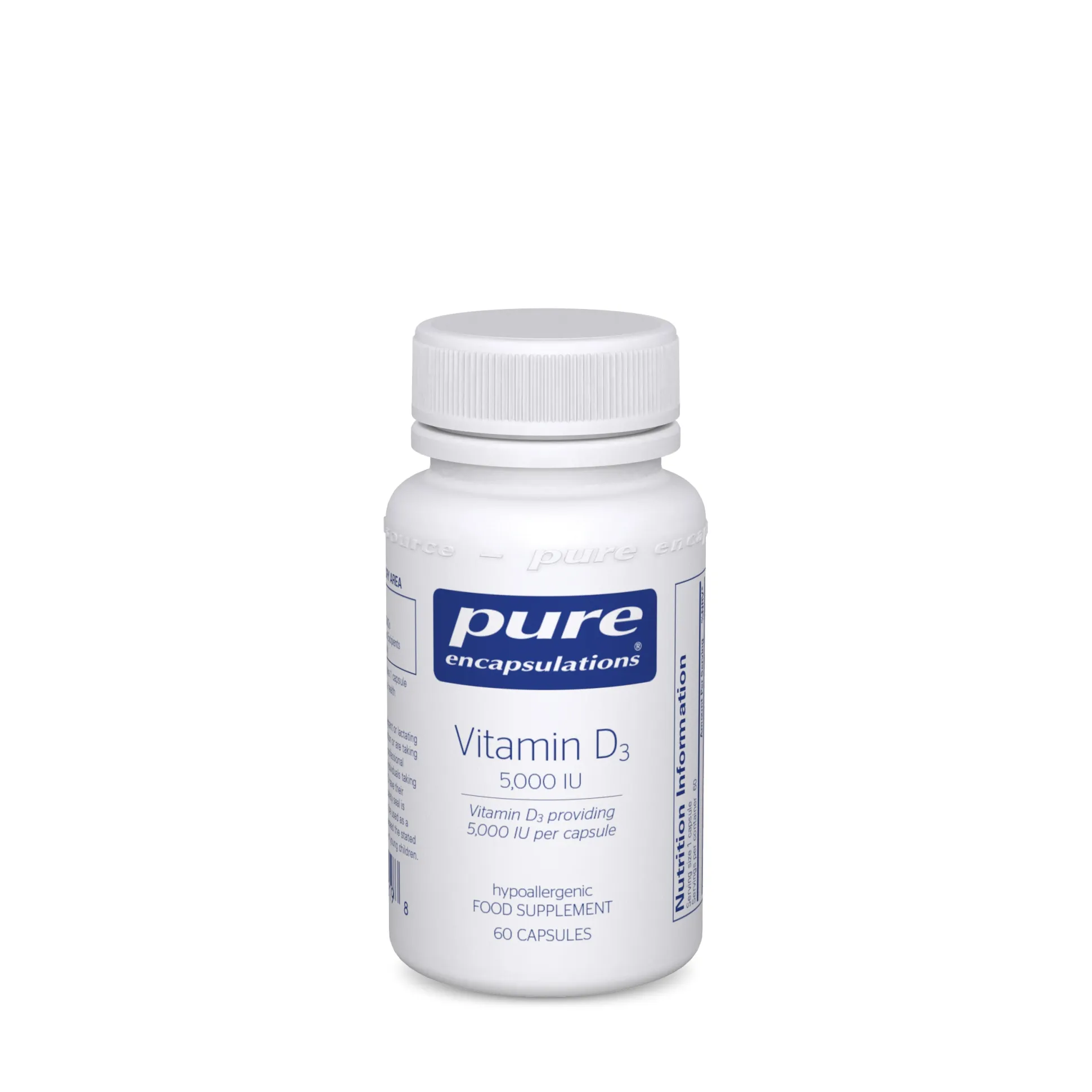 Pure Encapsulations Vitamin D 5000 IU 60 caps