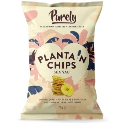 Purely Plantain Chips Naturally Salted 75g