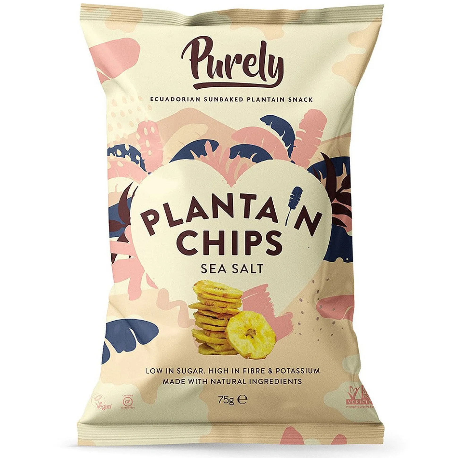 Purely Plantain Chips Naturally Salted 75g