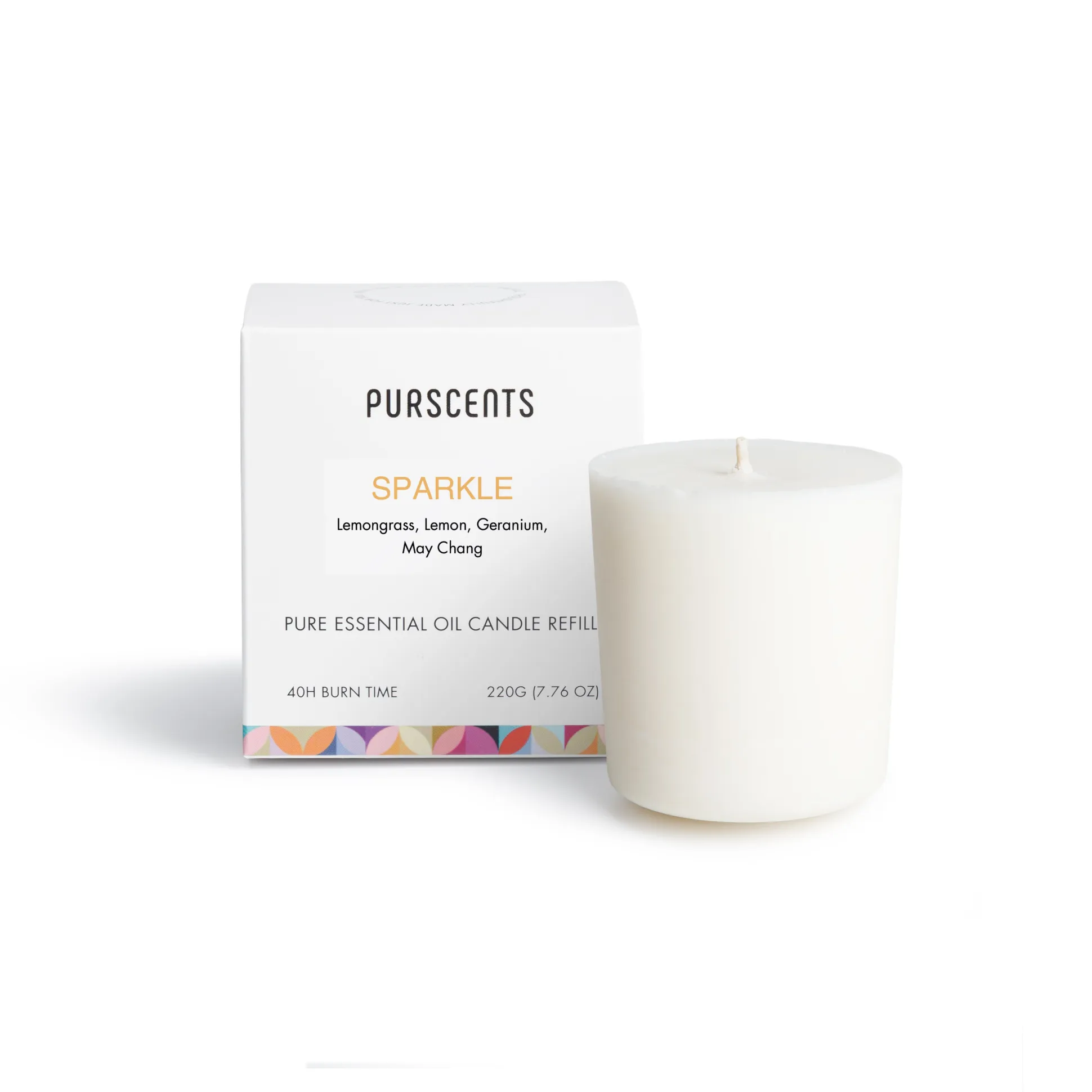 Purscents Sparkle Candle Refill Block 220g