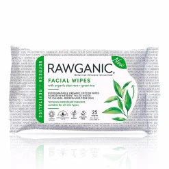 Rawganic Pure Refreshing Facial Wipes 25 wipes