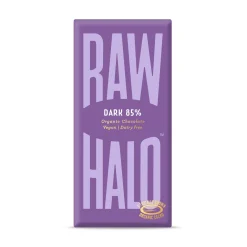 Raw Halo Dark 85% Organic Vegan Chocolate Bar 70g 70g
