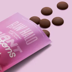 Raw Halo Mylk & Hazelnut Vegan Giant Chocolate Buttons 90g 90g