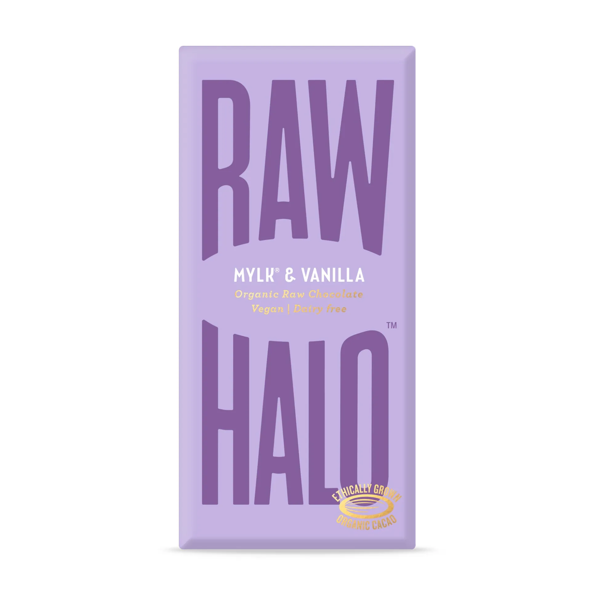 Raw Halo Mylk & Vanilla Raw Chocolate Bar 70g