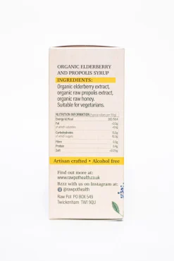 Raw Pot Elderberry and Propolis Syrup 250ml