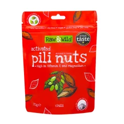 Raw & Wild Activated Pili Nuts - Chilli 70g