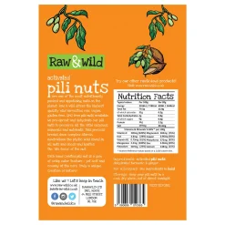 Raw & Wild Activated Pili Nuts - Turmeric & Ginger 70g