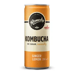 Remedy Ginger Lemon Kombucha 250ml