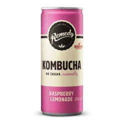 Remedy Raspberry Lemonade Kombucha 250ml