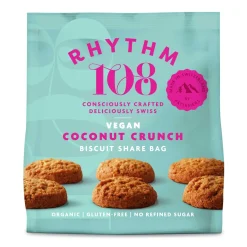 Rhythm 108 Coconut Crunch Biscuit Share Bag 135g