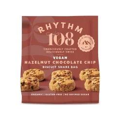 Rhythm 108 Hazelnut Chocolate Chip Share Bag 135g