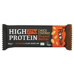 Roobar High Protein bar Peanut butter covered with chocolate 40g