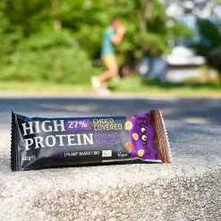 Roobar High Protein Chocolate Covered Bar with Hazelnut Nougat 40g