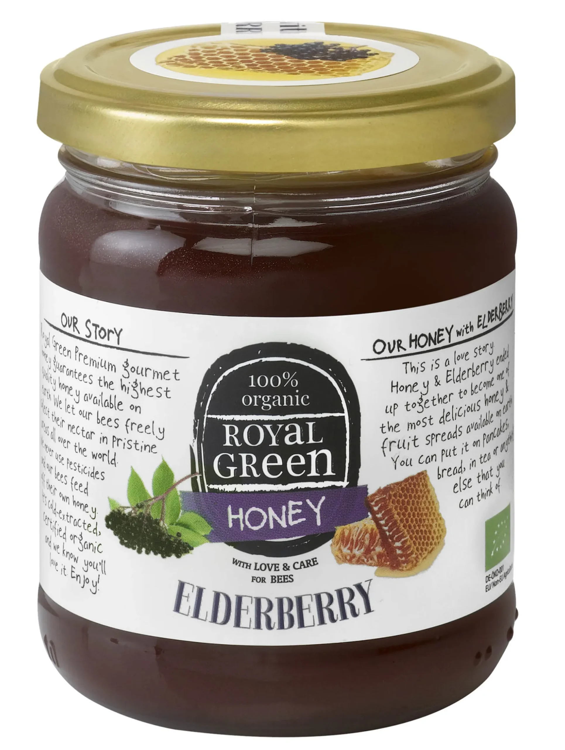 Royal Green Honey - Elderberry 250g