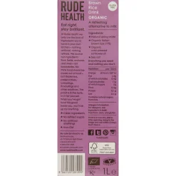 Rude Health Brown Rice Drink 1L