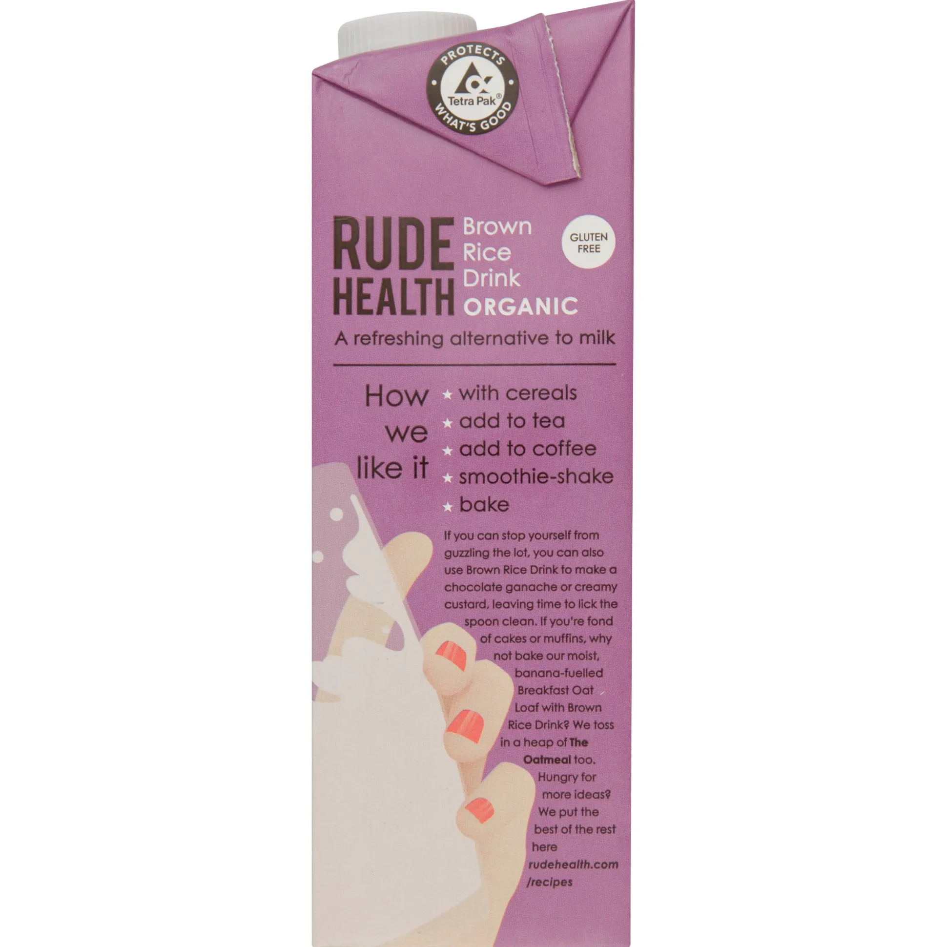 Rude Health Brown Rice Drink 1L