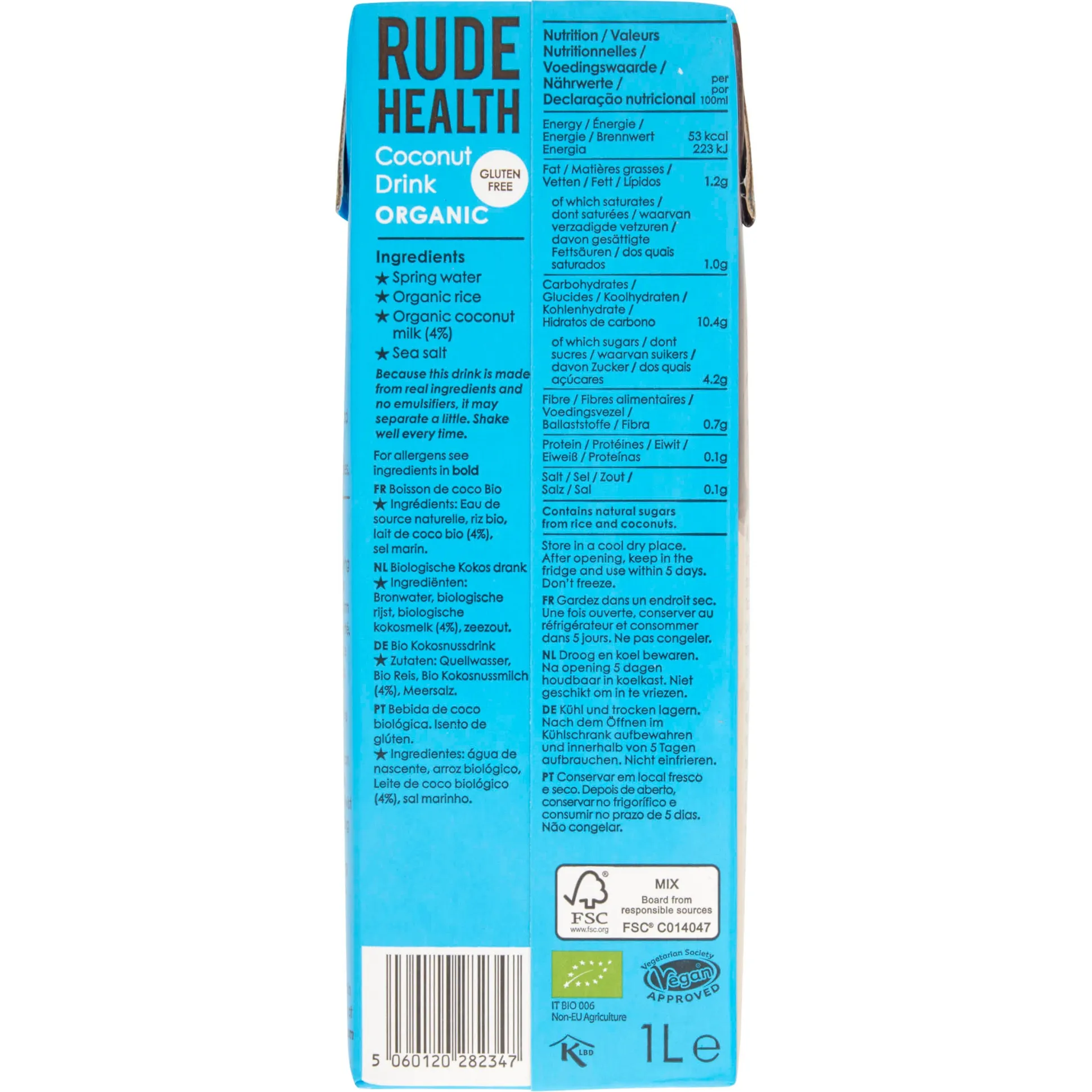 Rude Health Coconut Drink 1L