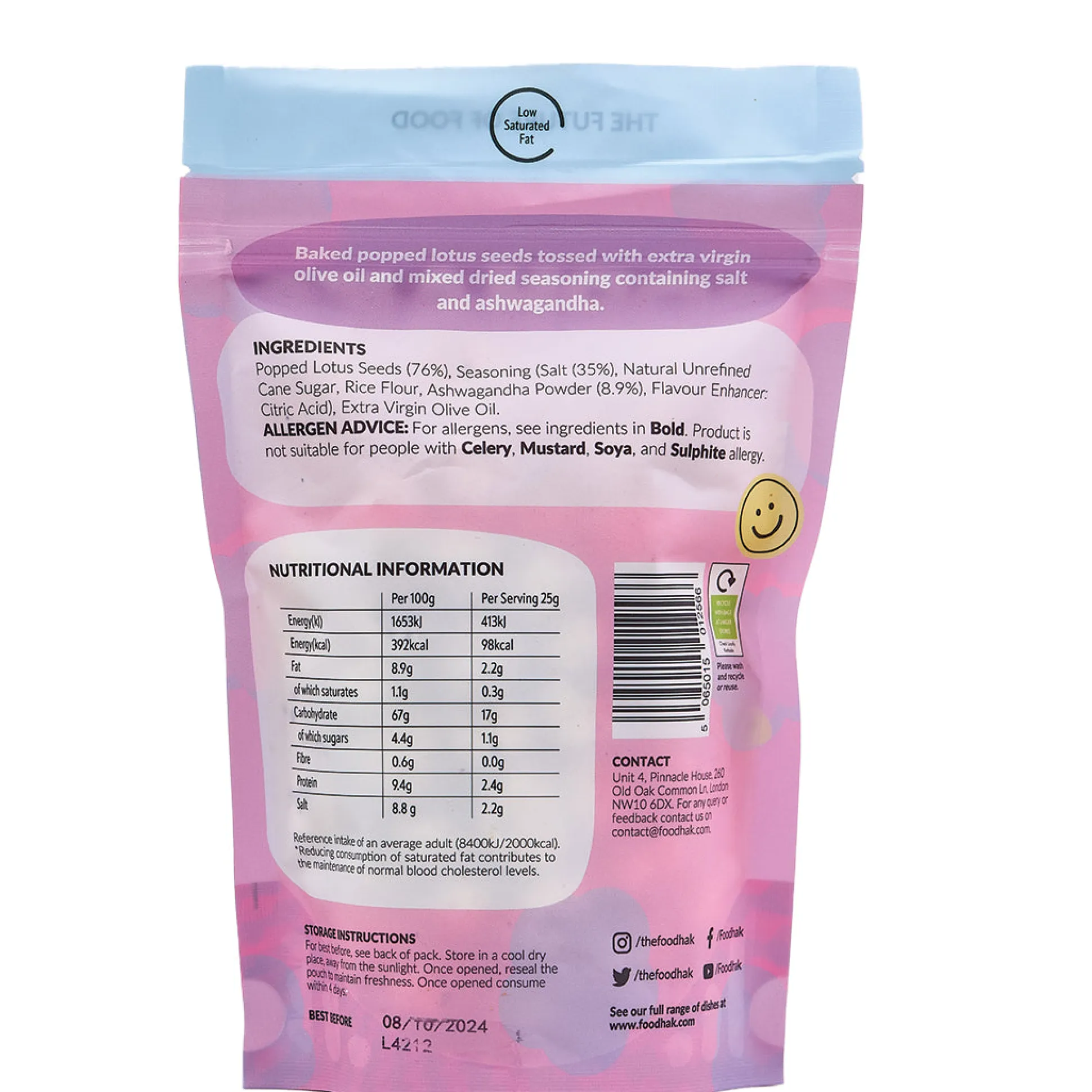 Salted Ashwagandha Pophaks 25g