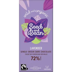 Seed & Bean 72% Lavender Bar 75g