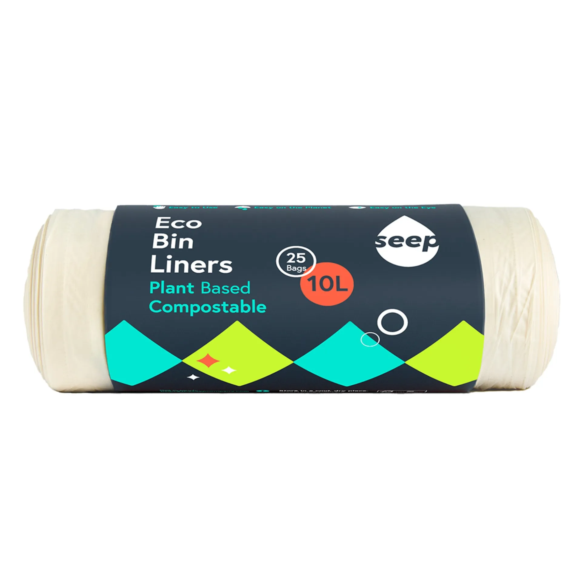 Seep Eco Compostable bin liners 10L 25 bags