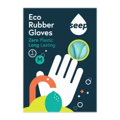 Seep Eco Rubber Gloves Medium each