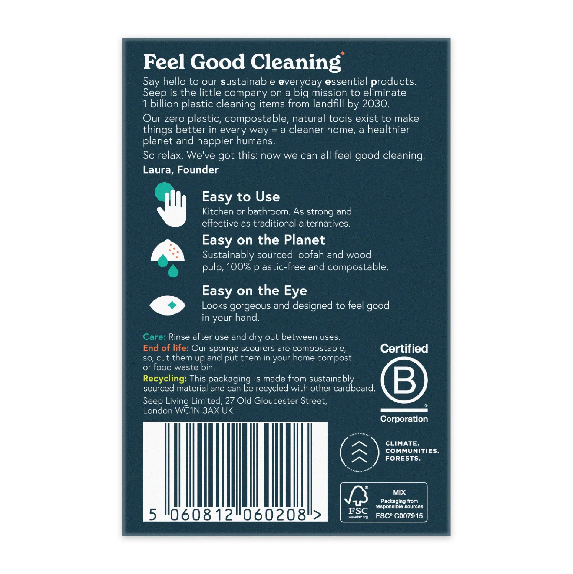 Seep Eco Sponge Scourers (single) each