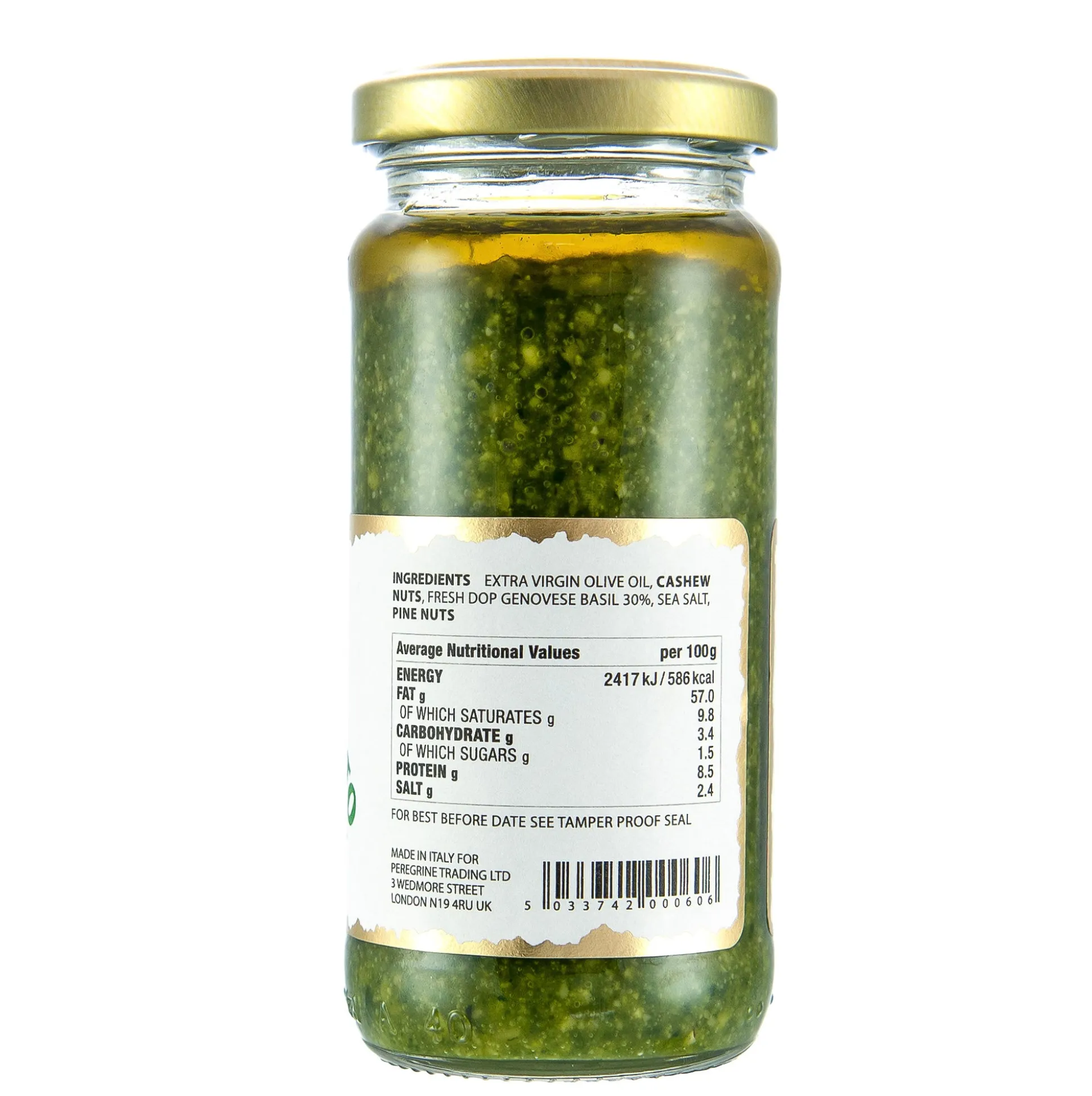 Seggiano Raw Basil Pesto Genovese 190g