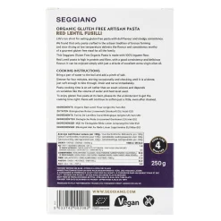 Seggiano Red Lentil Fusilli 250g