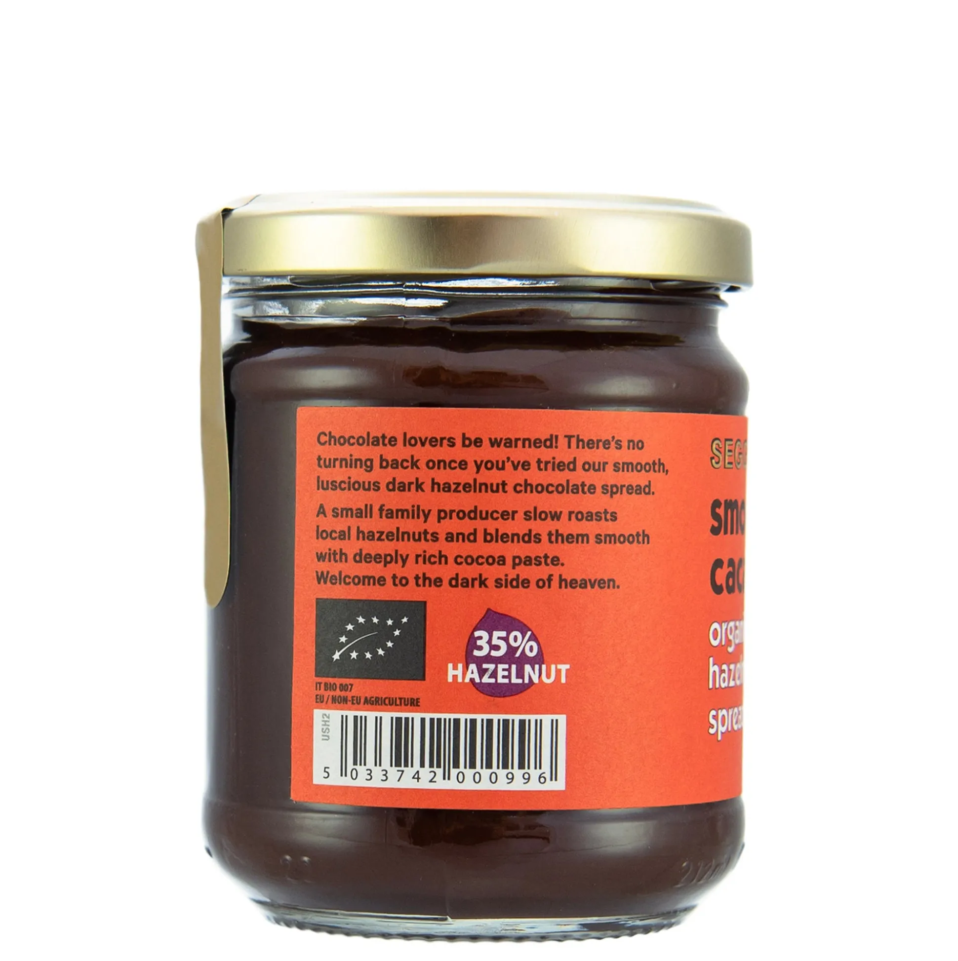 Seggiano Smooth Dark Chocolate Hazelnut Spread 200g