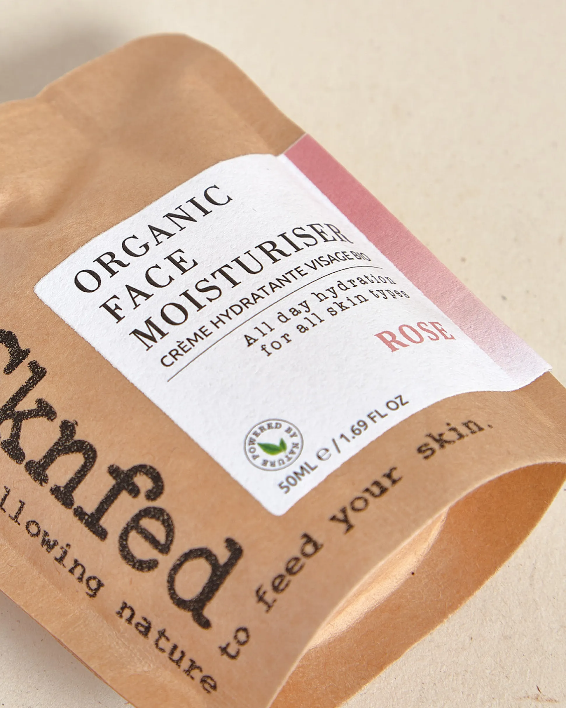 Sknfed Organic Face Moisturiser Rose 50g