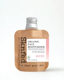 Sknfed Organic Face Moisturiser Rose - Mini 15g