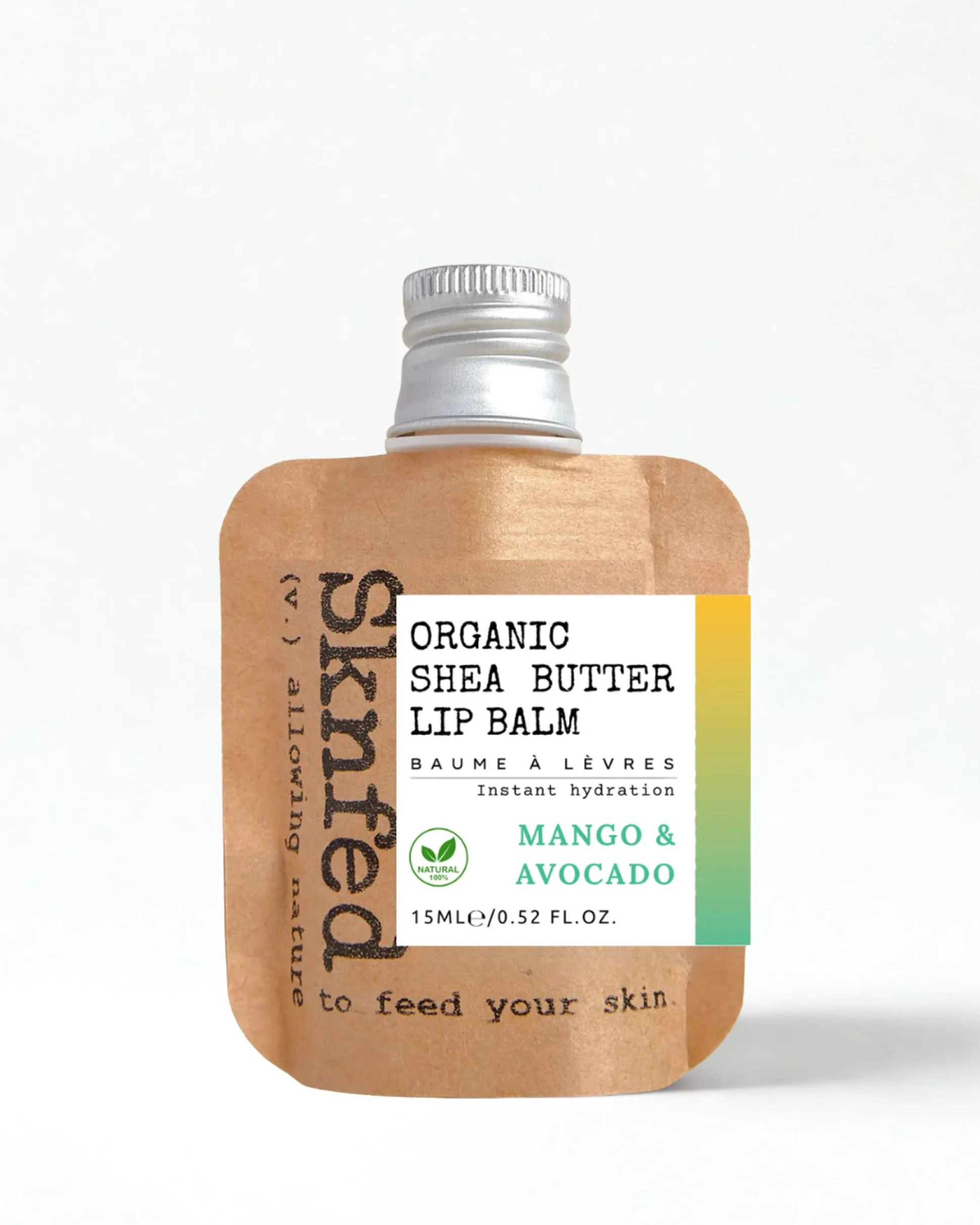 Sknfed Organic Lip Balm - Mango&Avocado 15g