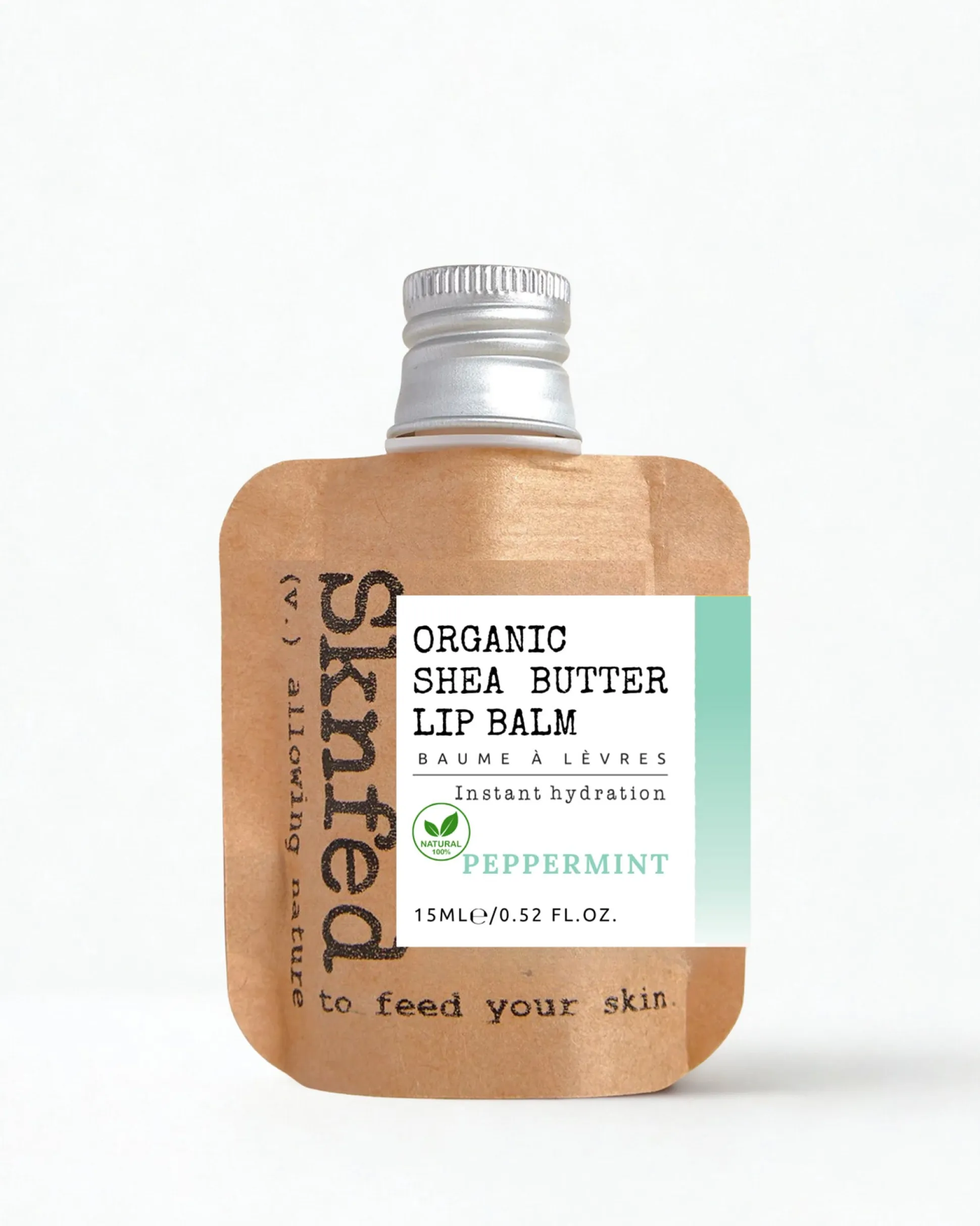 Sknfed Organic Lip Balm - Peppermint 15g