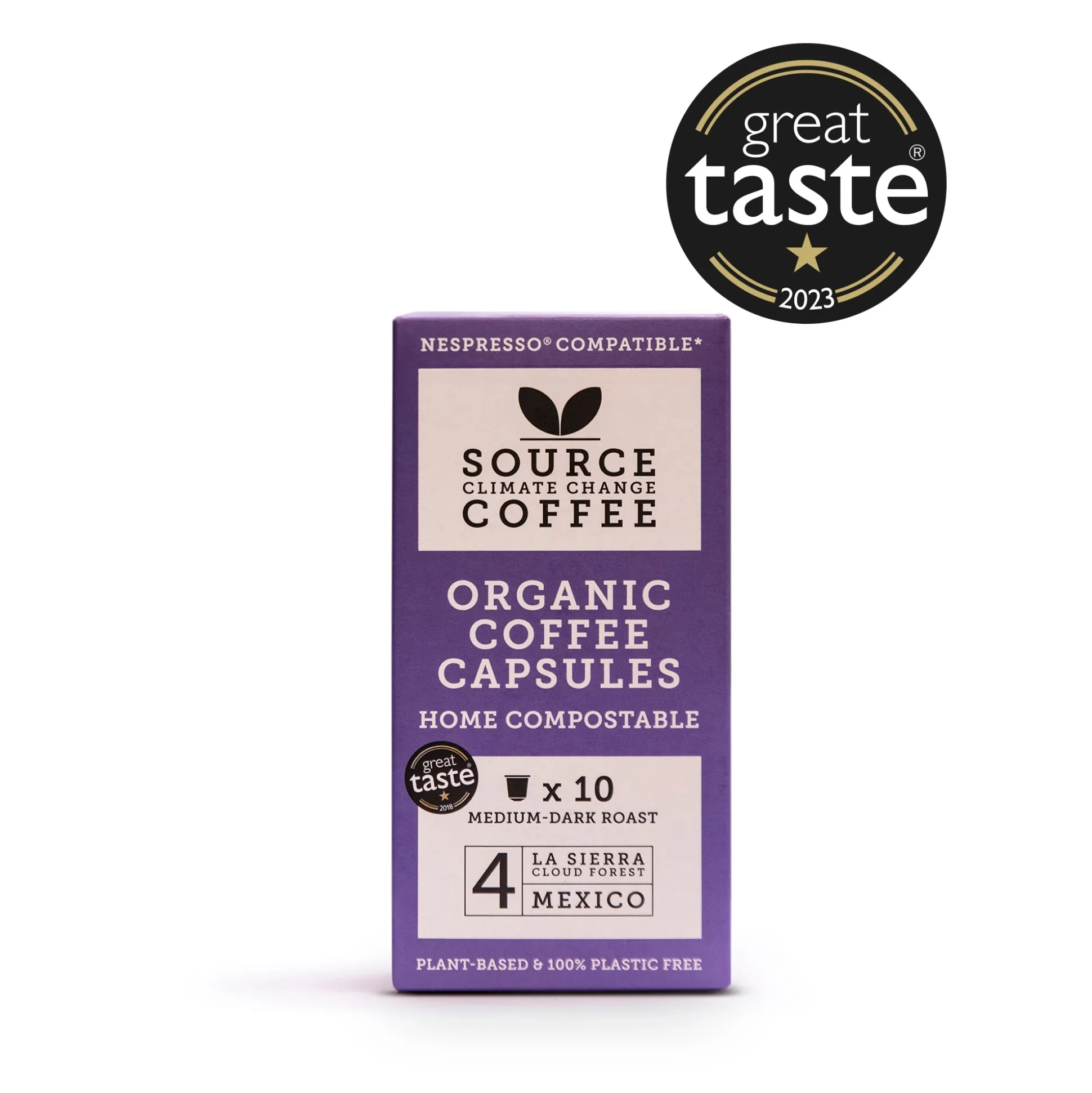 Source Organic Home Compostable Mexico Capsules 57g