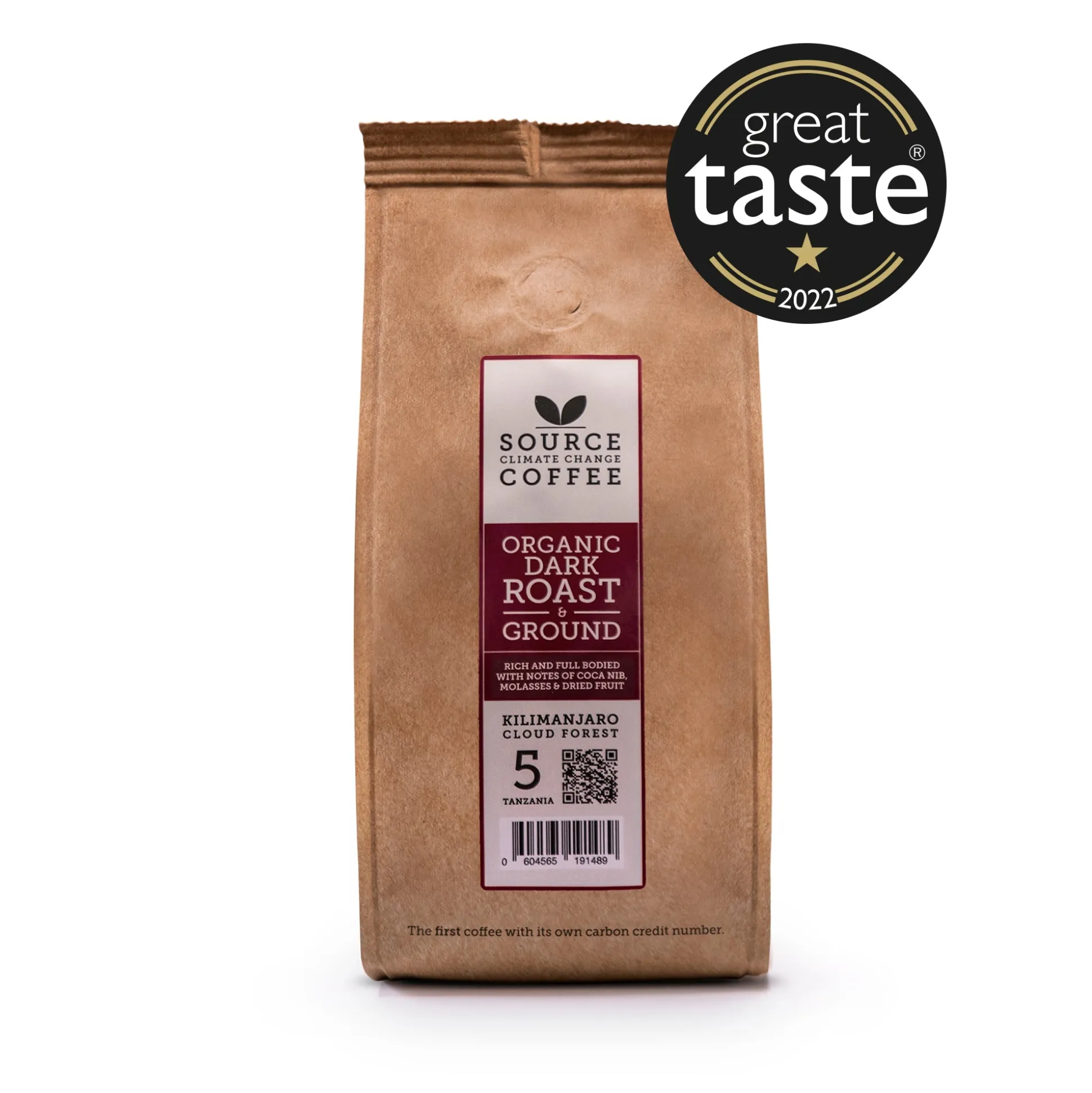 Source Organic Kilimanjaro Ground Coffee 227g