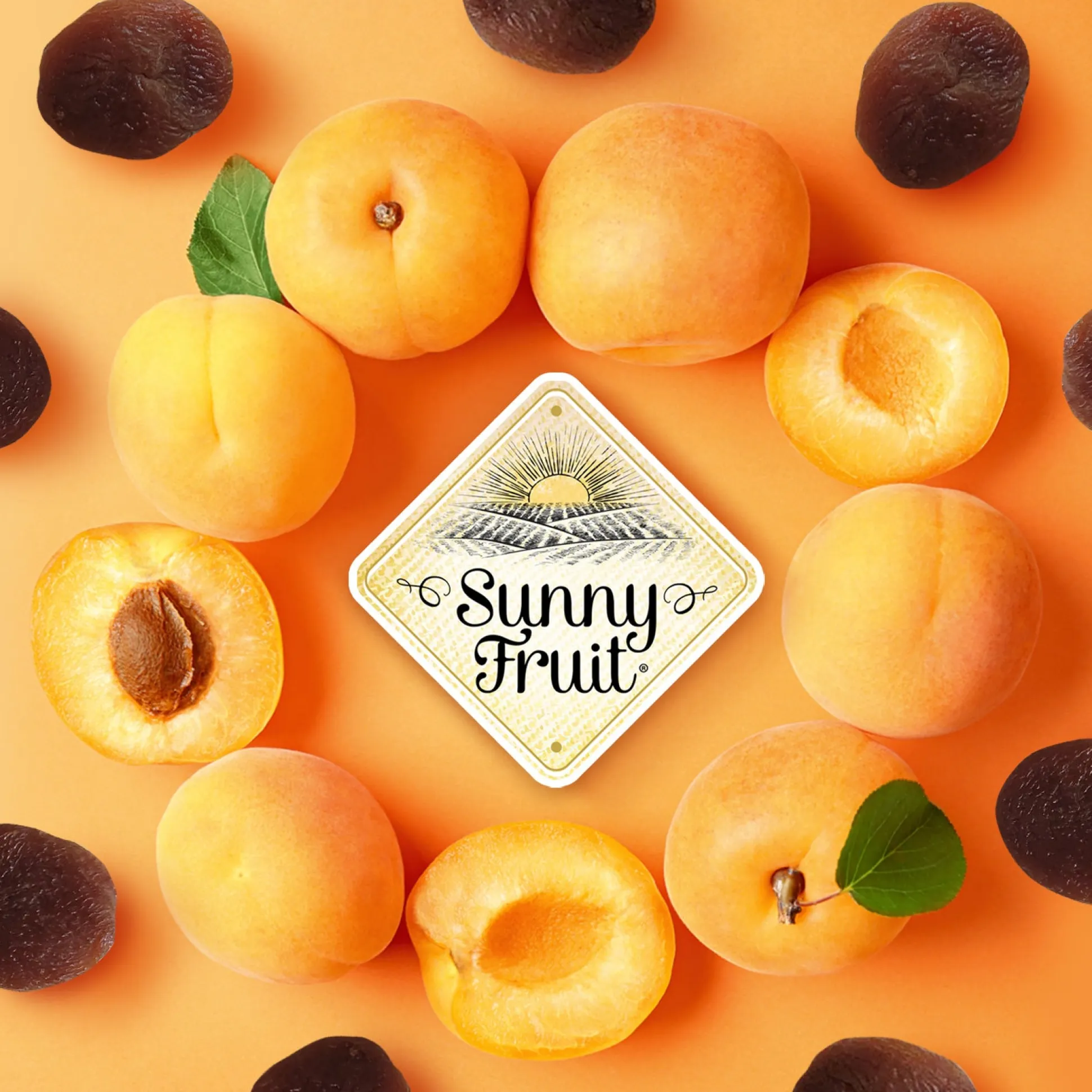 Sunny Fruit Organic Dried Apricots 50g