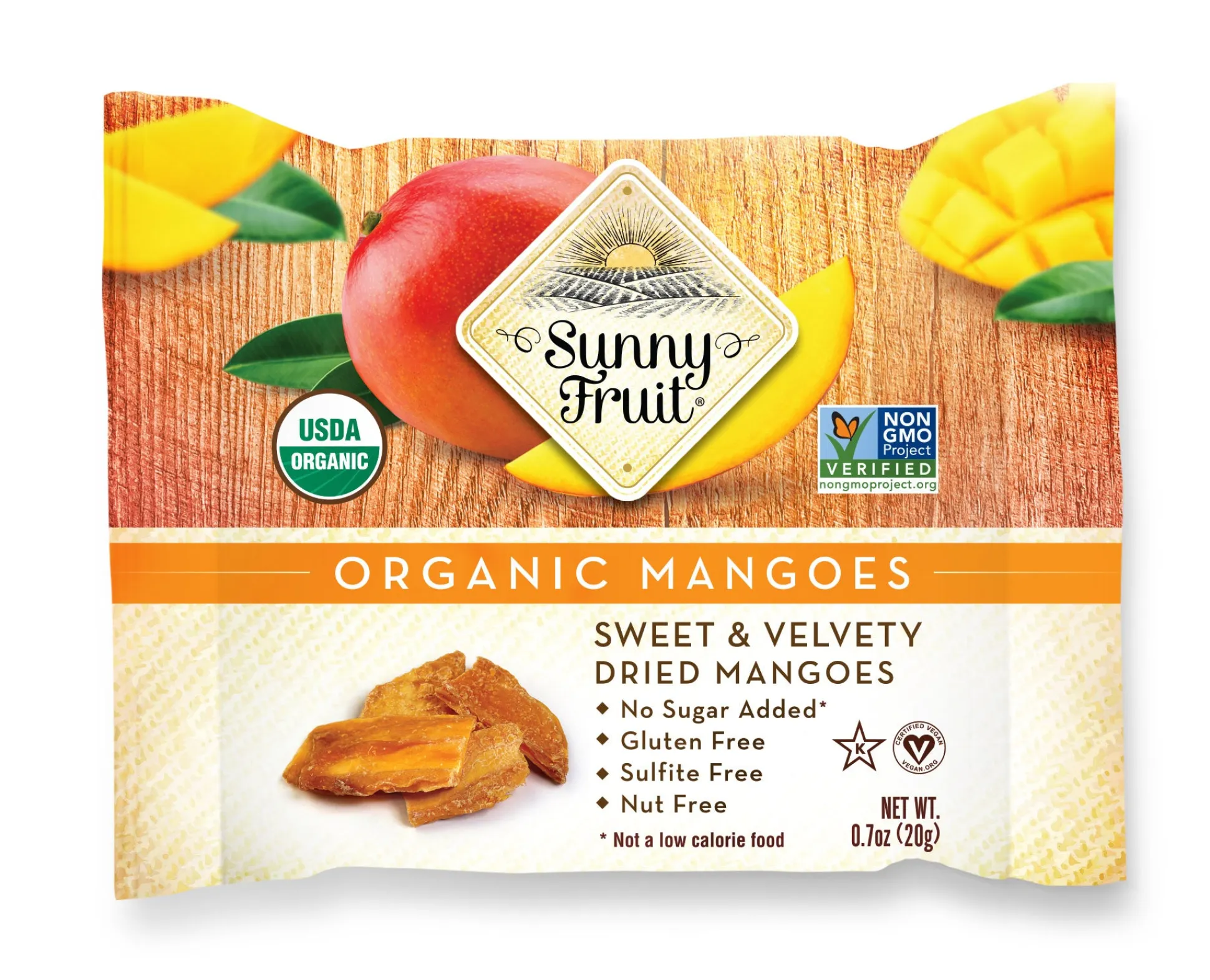 Sunny Fruit Organic Dried Mango 20g